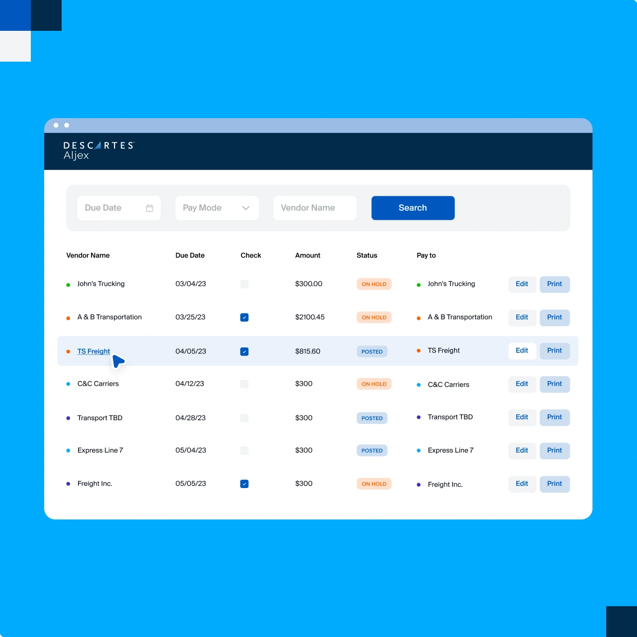 Carrier Management Software for Freight Brokers | Descartes Aljex